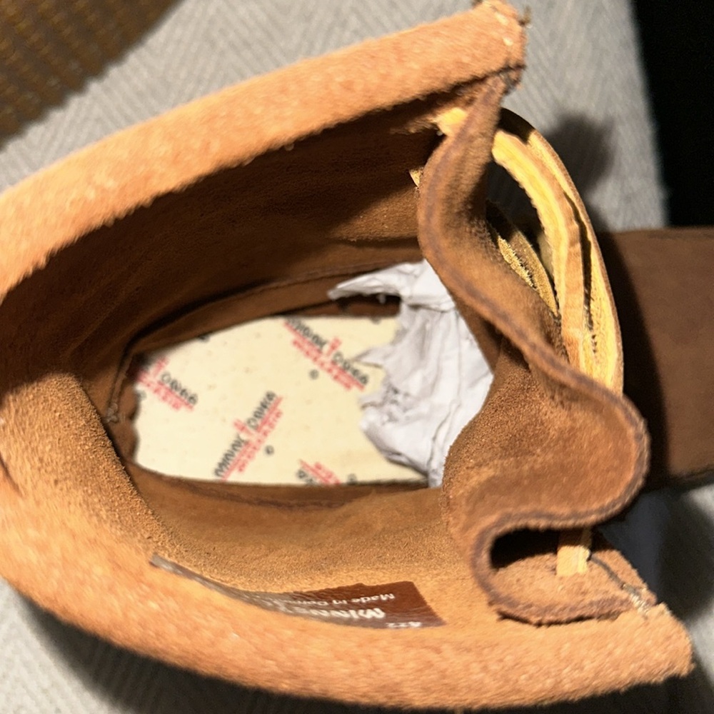 New Minnetonka suede booties - Picture 6 of 7
